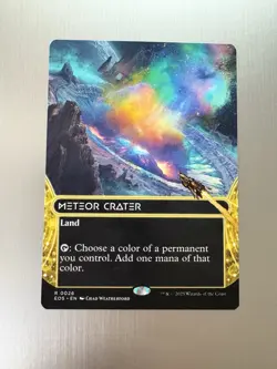 Meteor Crater - 26 - MTG: Edge of Eternities: Stellar Sights - Borderless - Image 1
