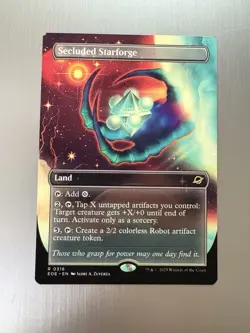 Secluded Starforge - 316 - MTG: Edge of Eternities: Stellar Sights - Borderless - Image 1
