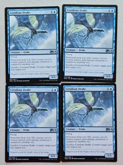 MTG 4x Cerulean Drake M20 053/280 Light Play - Image 1