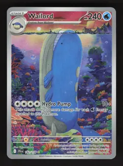 Wailord 162/159 Pokemon Journey Together Holo Card - Image 1