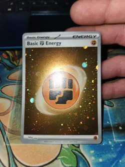 HD Fighting Energy Cosmos Holo with Mew Tail Swirl SVE MEW 006 151 Pokemon Card - Image 2