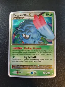 Pokemon TCG Tangrowth LV.X Arceus Holo Rare Card 99/99 - Image 1