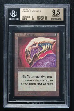 Helm of Chatzuk BGS 9.5 Beta MTG Graded Magic Card - Image 1