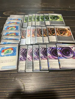 Poke Pad Perfect Order Special Energy Rocky Growing Telepathic Energy Card Lot - Image 1