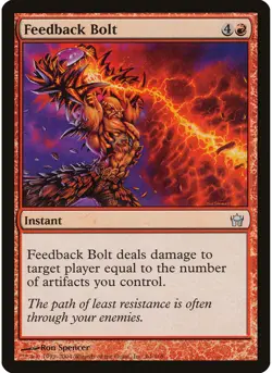 Feedback Bolt 64 MTG NM - Fifth Dawn - Image 1