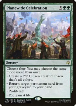 Magic The Gathering MTG PLANEWIDE CELEBRATION War of the Spark NM Near Mint - Image 1