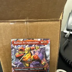 Magic TCG Raphael, the Nightwatcher Borderless 0213 TMNT Near Mint Ships Fast - Image 2