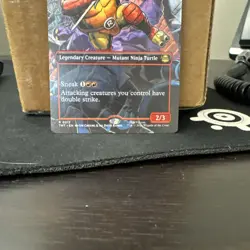 Magic TCG Raphael, the Nightwatcher Borderless 0213 TMNT Near Mint Ships Fast - Image 3