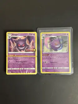 Pokemon Lost Origin Prerelease Gengar SWSH241 Sealed & Gengar Holo 085/202 NM - Image 1