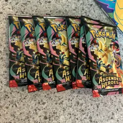 7X Pokemon, Mega Evolution Ascended Heroes Packs, Sealed-Some Heavy - Image 2