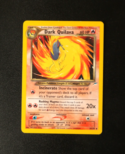 Pokemon Card TCG - Dark Quilava 39/105 - Neo Destiny - Uncommon - LP ⭐ - Image 1