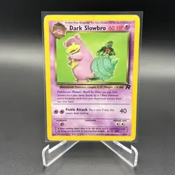 🔥Dark Slowbro 29/82, Team Rocket, Pokemon TCG, Unlimited 2000, WOTC Vintage NM - Image 1