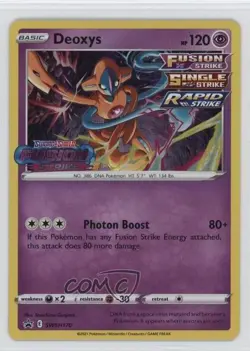 Deoxys (Prerelease) Pokemon Sword & Shield Black Star #SWSH170 - Image 1