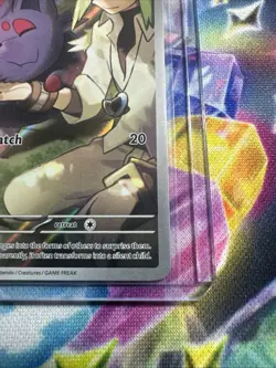 Pokemon - N's Zorua 189 Sv: Scarlet & Violet Promo - Full Art - Holo - Image 3