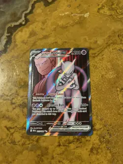Pokemon Team Rocket's Mewtwo ex Destined Rivals Ultra Rare Holo 213/182 - Image 2