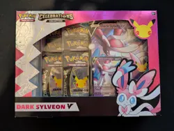 Pokemon TCG Dark Sylveon V Celebrations Collection Box New & Sealed - Image 1
