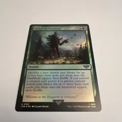 Entish Restoration Foil LOTR, Magic MTG, NM Condition - Image 1