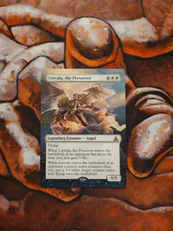 Magic the Gathering Linvala, the Preserver Hand Painted Unique Custom MTG Alter - Image 1