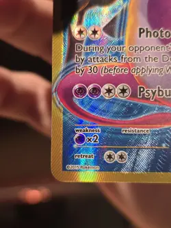 Pokemon TCG XY Breakthrough Mewtwo EX Full Art Secret Rare Card 163/162 - Image 4