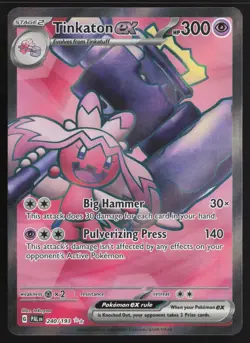 Tinkaton ex 240/193 Ultra Rare Paldea Evolved Pokemon Near Mint - Image 1
