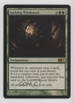 Lurking Predators Foil Magic: 2010 Core Set #190 2009 - Image 1