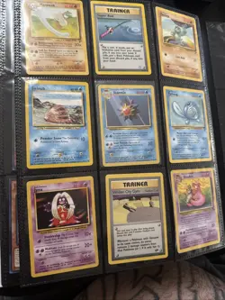 Vintage Pokemon Lot Of 9 Mixed Base Fossil Jungle Era NM - LP - Image 1