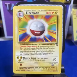Pokemon Electrode Unlimited Rare 25/130 Base Set 2 WOTC 2000 TCG Vintage - Image 1