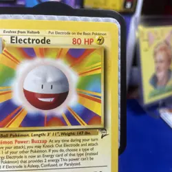 Pokemon Electrode Unlimited Rare 25/130 Base Set 2 WOTC 2000 TCG Vintage - Image 4