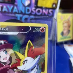 2022 Pokemon Braixen TG01/TG30 Silver Tempest Trainer Gallery Ultra Rare Dmg - Image 4