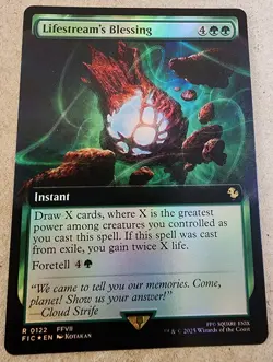 Lifestream's Blessing - #122 Foil (Extended Art) - Final Fantasy - Mtg - Image 1