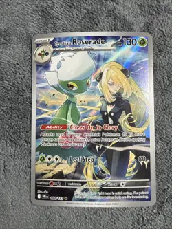 Pokemon Cynthia's Roserade 184/182 Destined Rivals NM - Image 1