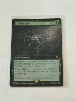 Sphere Grid Extended Art Foil - Final Fantasy Magic The Gathering MTG #0123 Mint - Image 1
