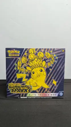 Pokemon TCG Surging Sparks Elite Trainer Box Factory Sealed - Image 1