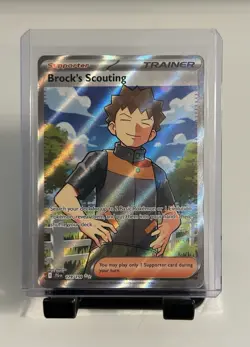 Pokemon Brock's Scouting 179/159 Sv09: Journey Together Holo NM/M - Image 1