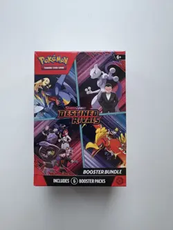 Sealed Pokemon Scarlet Violet Destined Rivals Booster Bundle 6 Packs New - Image 1