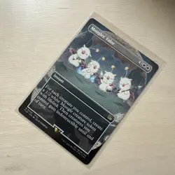 Moogles' Valor (Borderless) Final Fantasy Regular MTG Magic The Gathering - Image 1