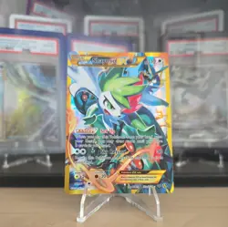 Shaymin EX #77a - Pokemon XY Roaring Skies - Gold Alternate Full Art Secret Rare - Image 1