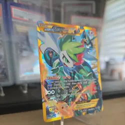 Shaymin EX #77a - Pokemon XY Roaring Skies - Gold Alternate Full Art Secret Rare - Image 2