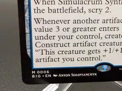 Simulacrum Synthesizer Outlaws of Thunder Junction: the Big Score Regular - Image 2