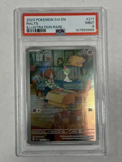 PSA9 Pokemon Scarlet & Violet 211 Ralts - Image 1