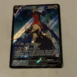 Pokemon TCG Garchomp V TG23/TG30 Astral Radiance Ultra Rare Full Art Holo 200 HP - Image 1
