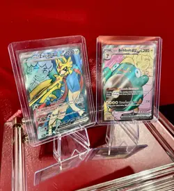 Pokemon TCG Bellibolt EX IR SVP 194 Promo + Scarlet & Violet Hop’s Zacian IR NEW - Image 2