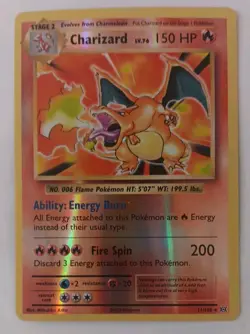 CHARIZARD🔥 (LV. 76) 11/108 XY EVOLUTIONS Reverse Holo Rare Pokemon TCG NM - Image 1