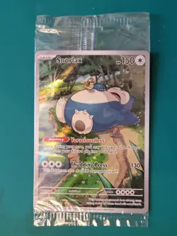 Snorlax 051 Holo Pokemon Scarlet and Violet Promo NM Sealed - Image 1