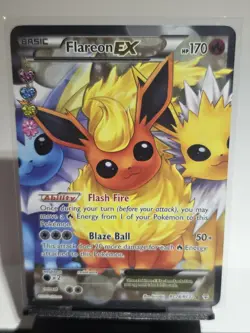 Flareon EX Holo RC28/RC32 Pokemon Generations Radiant Collection 2016 LP - Image 1