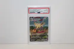 PSA 10 Gem Mint Leafeon VMAX #205/203 Evolving Skies Secret Rare Alt Art Pokemon - Image 3