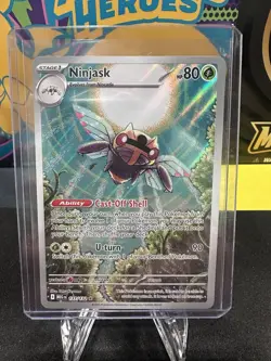 Pokemon TCG Ninjask Me01 Mega Evolution 137/132 Rare Holo Stage 1 80 HP - Image 1