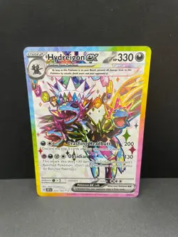 Pokemon Hydreigon ex 223/191 Surging Sparks Ultra Rare Holo! Near Mint! - Image 1