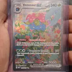 Pokemon Venusaur ex 198/165 Illustration Rare Holo Sv: Scarlet & Violet 151 2023 - Image 1