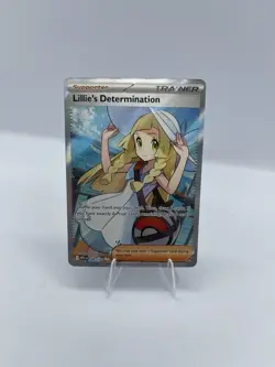 Pokemon TCG Lillie's Determination 169/132 Full Art Ultra Rare Holo - Image 1